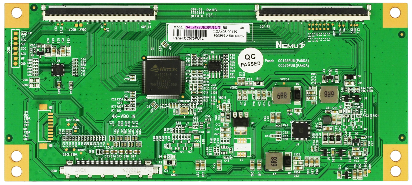 N4TP495UHDPU1L-T RCA T-Con Board, CC495PU1L, RNSMU5836
