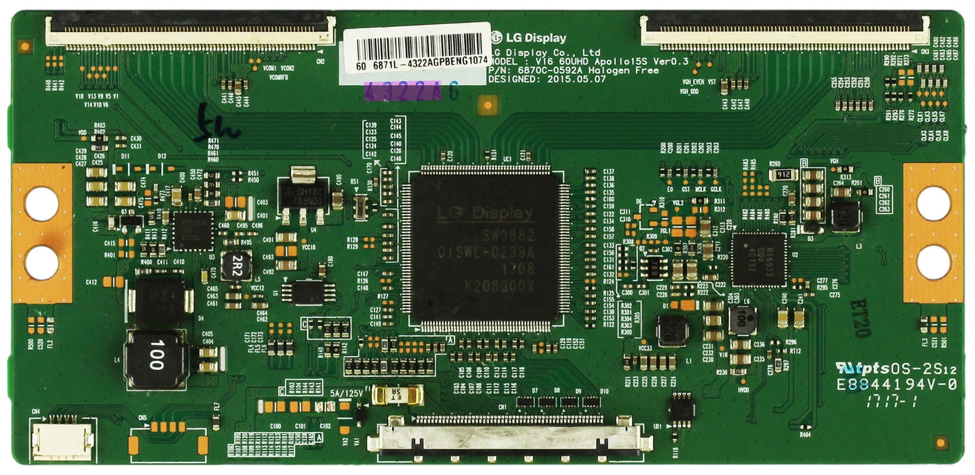 Sharp Hitachi 6871L-4322A (6870C-0592A) T-Con Board