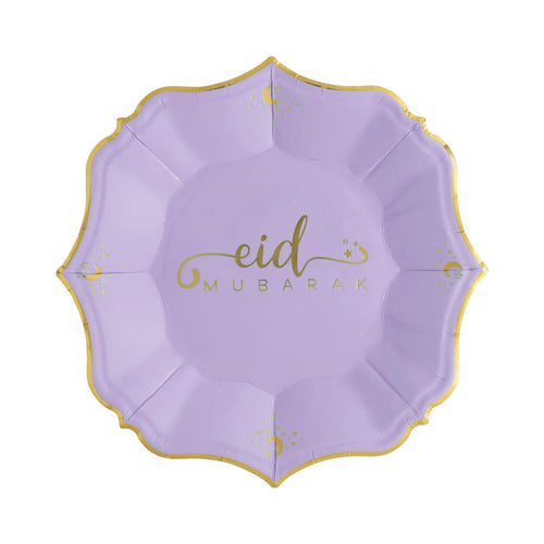 Eid Lilac Dessert Plates