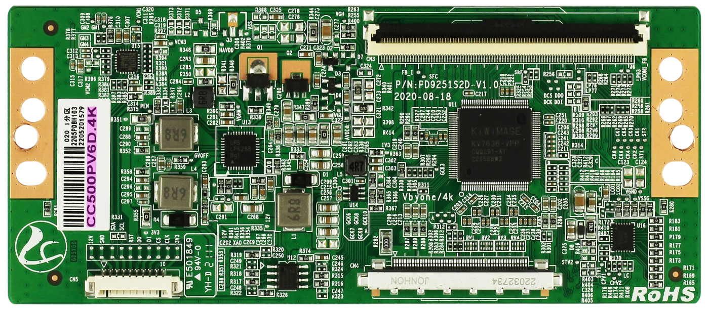 Sceptre CC500PV6D.4K T-Con Board