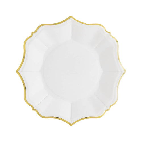 White Dessert Plates