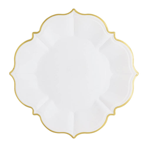 White Lunch Plates