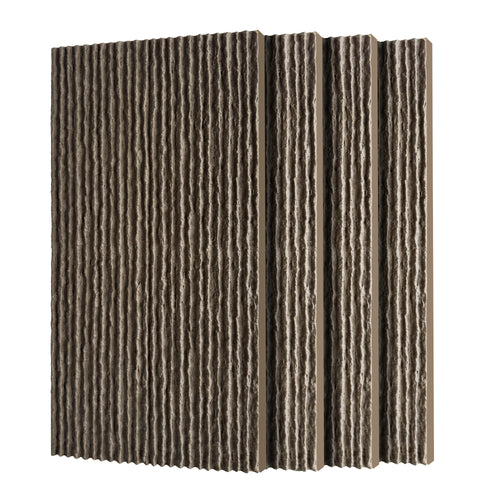 3D Faux Stone Wall Panels, 4 PCS PU Wainscoting Panel for Interior Wall Decor