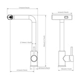 21 Inch Drop in Kitchen Sink with Pull-out Faucet and Sink Cover, Stainless Stee