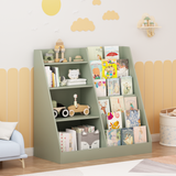 Kids Bookshelf and Toy Storage Organizer