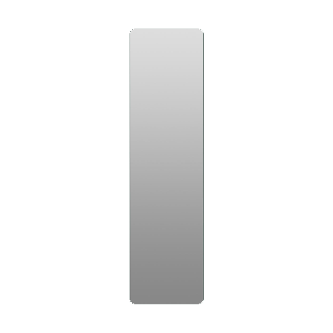59" x 16" Rectangular Wall Mirror with Silver Glass Backing
