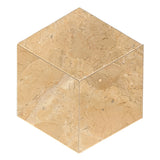 Hexagon Gold Beige Yellow Natural Marble Polished Tile