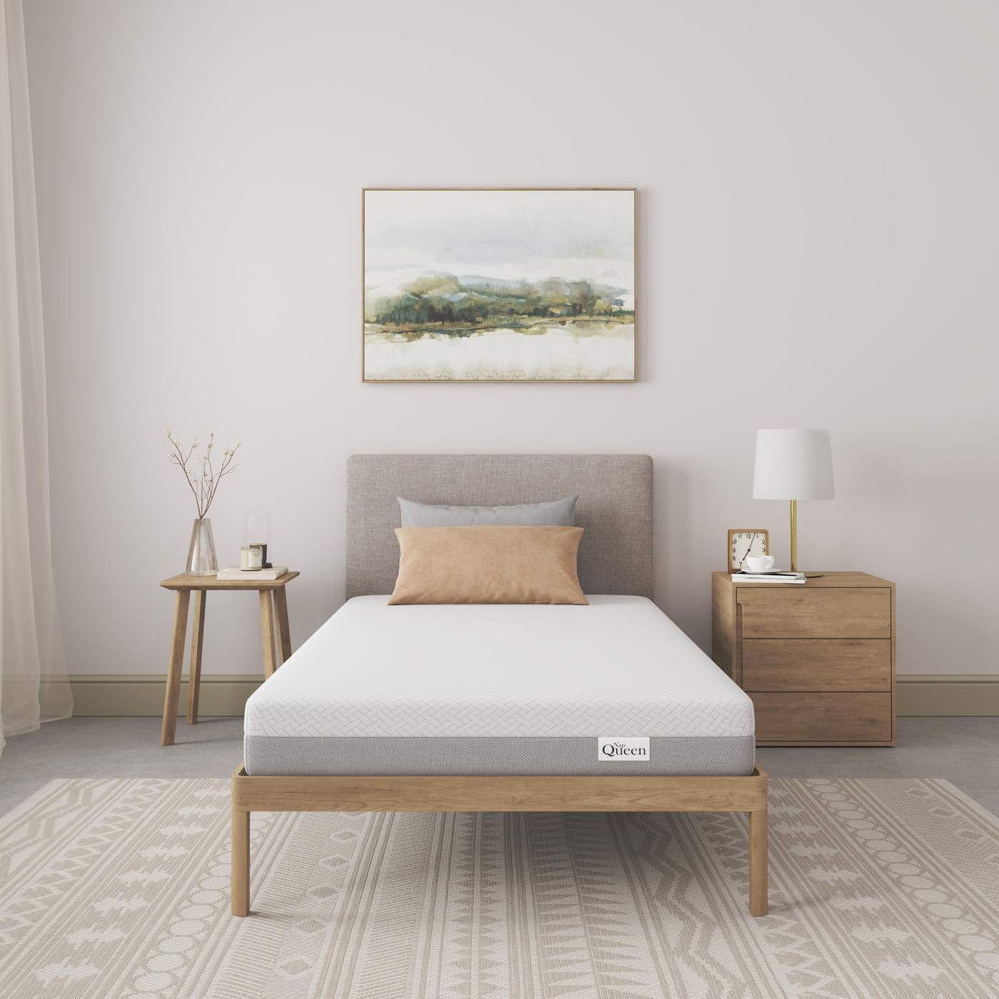 Twin Memory Foam Mattress 8 Inch Adaptive Support Breathable