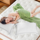 12 Inch King Hybrid Mattress Gel Memory Foam Pocket Springs