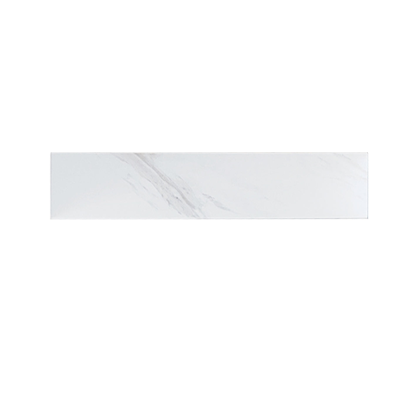 22" Bianco Carrara Venato Bathroom Vanity Backsplash Top