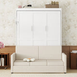 Queen Engineered Wood Murphy Bed White