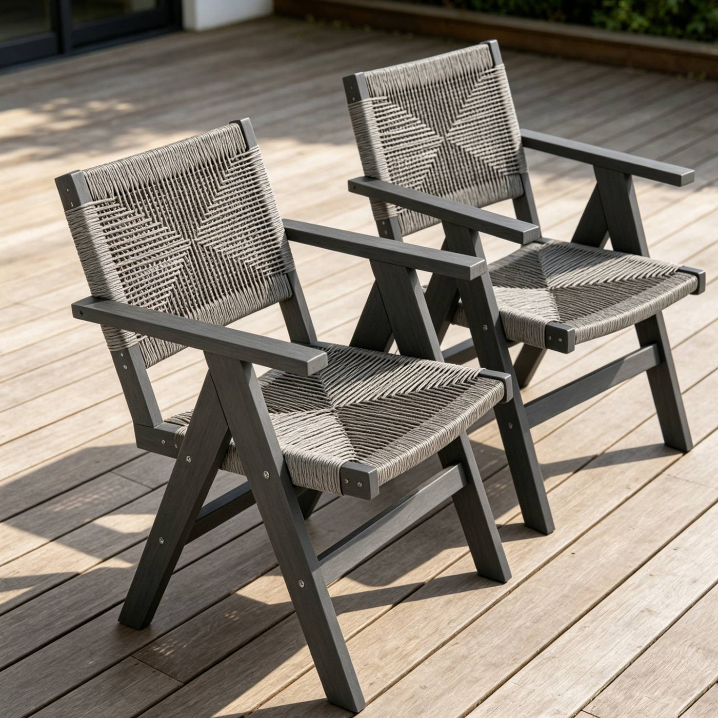 2 Piece HIPS All-Season Outdoor Dining Chair