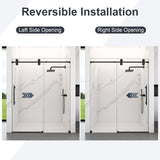 44"-48"W*76" H Frameless Single Sliding Shower Door