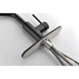 Single Handle Kitchen Sink Faucet With Pull Out Sprayer
