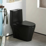 One-Piece Toilet, 1.1/1.60 GPF Water-Efficient Dual-Flush Elongated Comfort