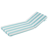 Outdoor Chaise Lounge Cushions 80 x 26 in Waterproof Thick