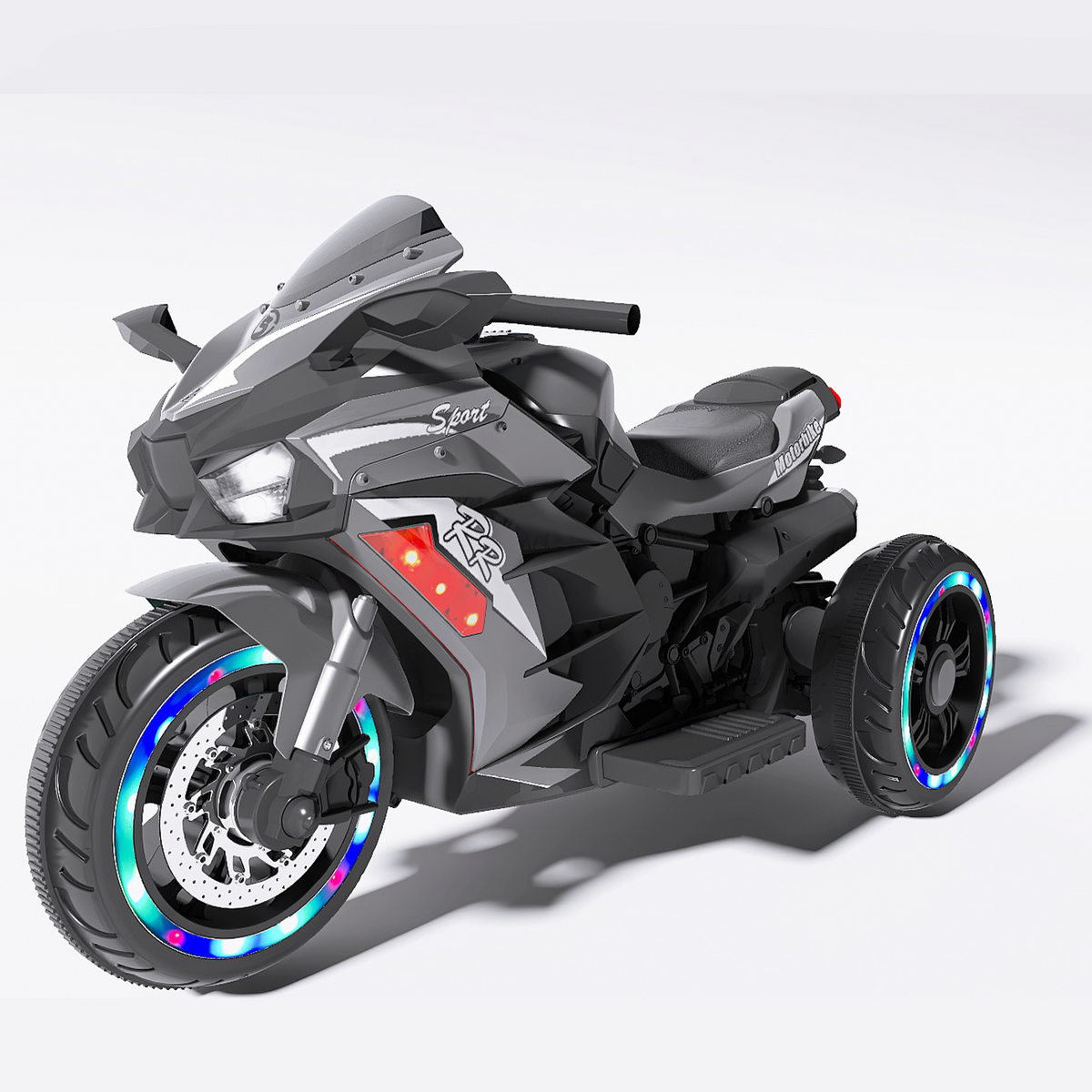 12V children's motorcycle, 3-4 years old electric motorcycle, gery
Children's mo