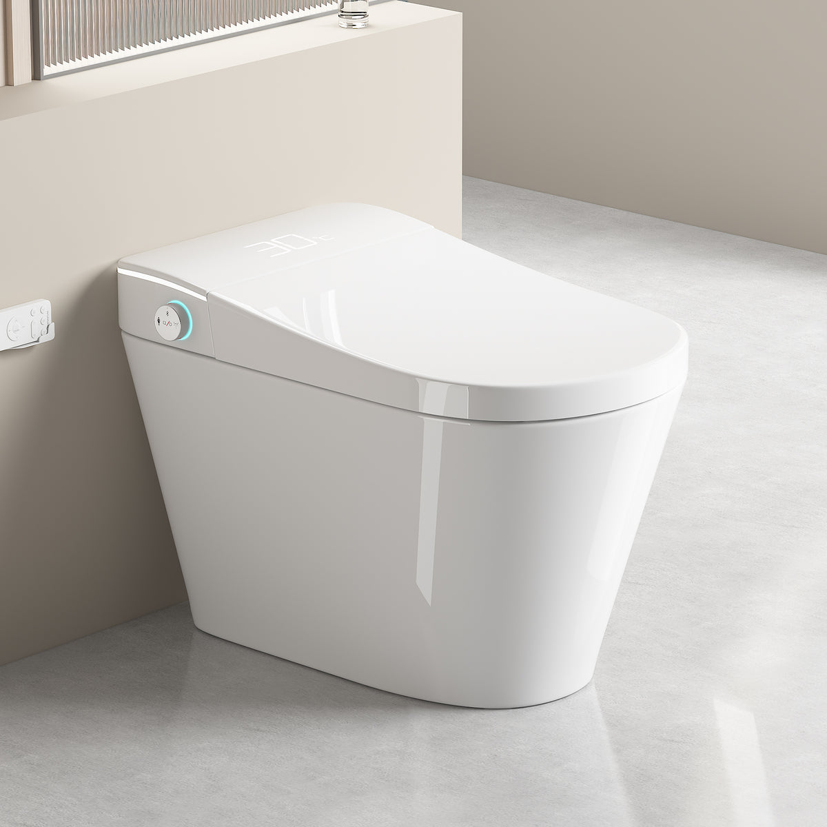 Unique Smart Toile, One Piece Toilet with Bidet Built