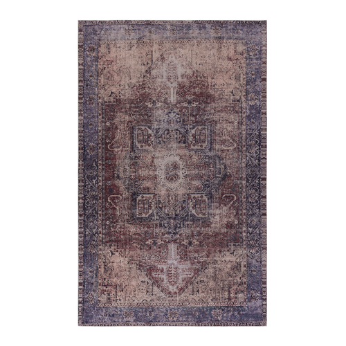MAVAL Burgundy Washable Rug 36*24 inch Doormat Rug (Burgundy, 36*24 inch)