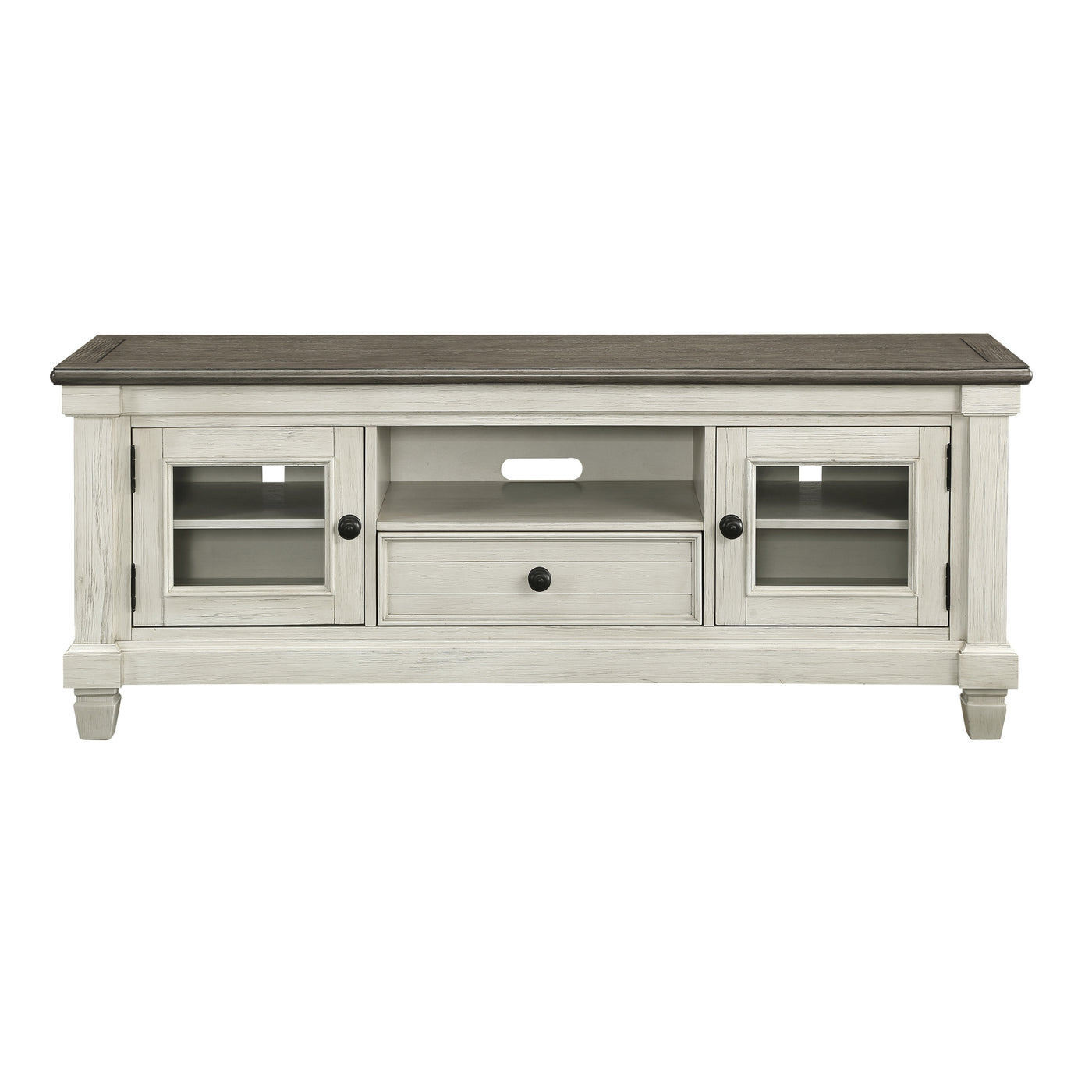 Wooden TV Console Table with Drawer Storage Cabinets