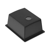 Quartz Bar Sink - 15" x 20" Black Granite Composite Workstation Undermount