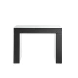 Mirrored Vanity Desk with Faux Crystal Inlay, Free Standing