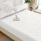 Diamond Grid Ultrasonic Waterproof Mattress Protector King