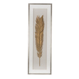 Gold Leaf Framed Wall Art 16" x 47" Decor
