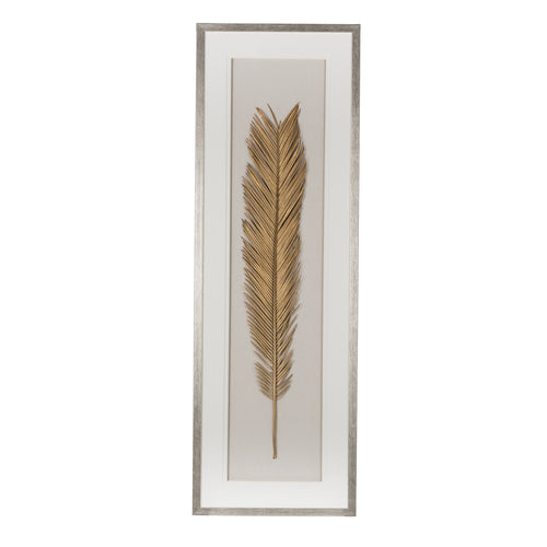 Gold Leaf Framed Wall Art 16" x 47" Decor