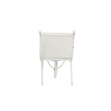 11.5x4x7' White Metal Decorative Disressed Wheelbarrow Planter, Tabletop Decor