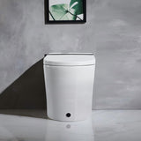 Smart Toilet with Bidet Seat Built-in, Auto Open/Close Seat, Foot Sensor