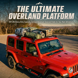 2PCS 400 LBS Roof Rack Cross Bars Compatible For 2007-2026 Jeep Wrangler JK JKU