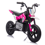 24V Kids Ride On Electric Toy Motocross Motorcycle,200W High Speed Hub Motor,Rea
