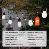 Plastic Table Lamp Black