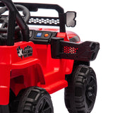 12V Kids Ride On Electric Truck Car W/Parents Control,2WD,Four-wheel suspension,