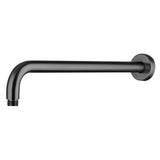 Matte Black 16" Shower Arm Stainless Steel Rust-Resistant