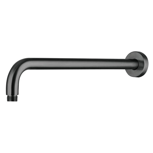 Matte Black 16" Shower Arm Stainless Steel Rust-Resistant