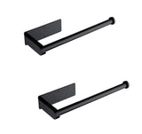 2 Pack Black Self Adhesive Wall Mount Paper Towel Holder