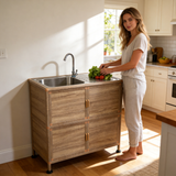 Utility Sink with Cabinet, Freestanding Utility Sink
