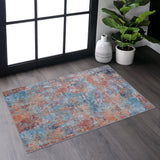 MAVAL Multi Washable Rug 36*24 inch Doormat Rug (Multi, 36*24 inch)