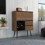 Prunus Bar Cabinet, One Cabinet, Two Drawers