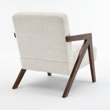 Chenille Accent Chair Beige