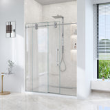 56"-60"W*72" H Frameless Single Sliding Shower Door