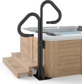 Two-Way Hot Tub Handrail, Aluminum Spa Hand Rail 44''-60'' Adjustable 600 LBS Capacity
