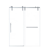 Frameless Sliding Shower Door 44-48" W x 76" H 8mm Glass