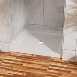 36" x 36" Shower Pan with Single Threshold Base Slate