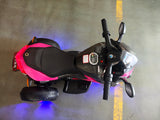 Kids Motorcycle Ride-On Motorcycle 3-Wheels Battery Powered Motorbike  Rechargea