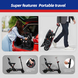 Mobility Scooter Foldable Red