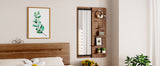 47.6 x 15.7 inch multi-functional design panel wall-mounted full-length mirror