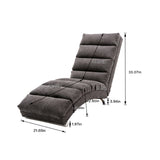 Linen Recliner Dark Gray